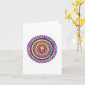 Carte Juste Une Fille Qui Aime Jésus Et Chats _3 (Fleur jaune)