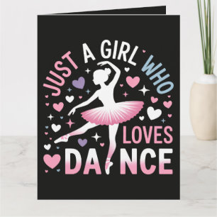Carte Juste une fille qui aime la danse