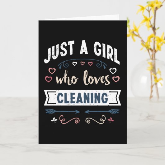 Carte Juste une fille qui aime les cadeaux drôles de net (Fleur jaune)