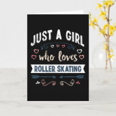 Carte Juste une fille qui aime les cadeaux drôles de pat (Fleur jaune)