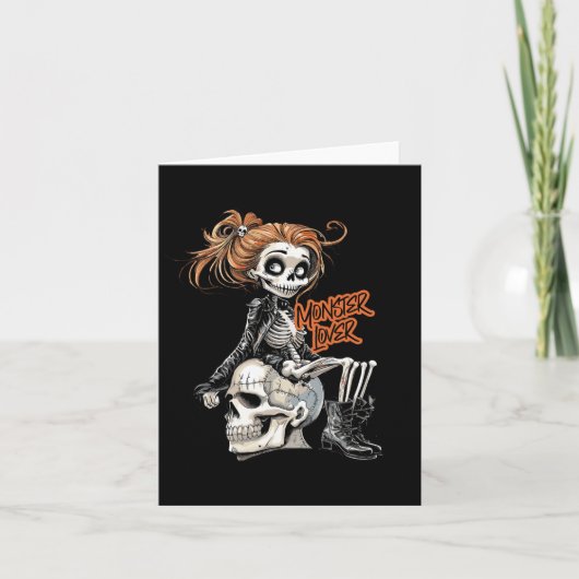 Carte Juste Une Fille Qui Aime Les Violons Et Karate Cad (Devant)