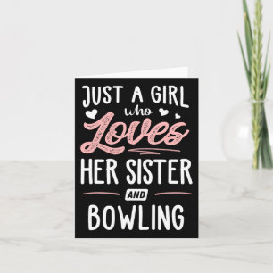 Carte Juste Une Fille Qui Aime Sa Soeur Et Le Cadeau De