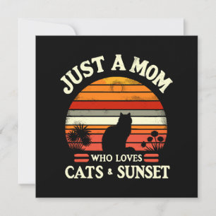 Carte Juste une maman qui aime les chats