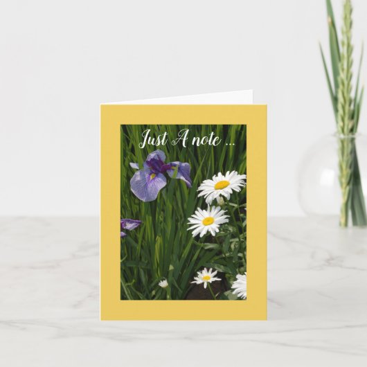 Carte Juste une note (Devant)