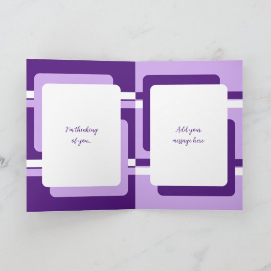 Carte Juste une note pour dire photos de chat blanc viol (Intérieur)