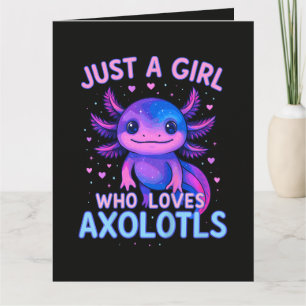 Carte Juste une personne qui aime les axolotls
