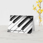 Carte Juste une petite musique de note obtiennent la (Fleur jaune)