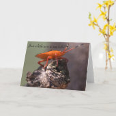 Carte Juste une petite note à dire bonjour ! (Fleur jaune)