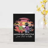 Carte Justice Pour L'Arachide L'Écureuil - Noël Noël S (Fleur jaune)