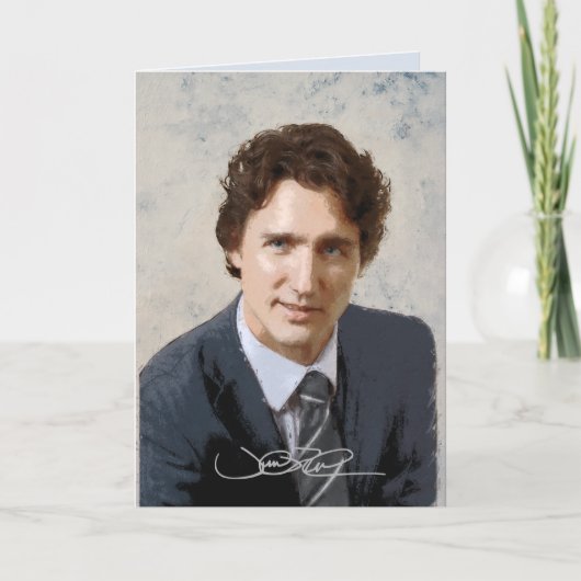 Carte Justin Trudeau (Devant)