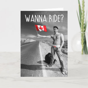 Carte JUSTIN TRUDEAU : Wanna Ride