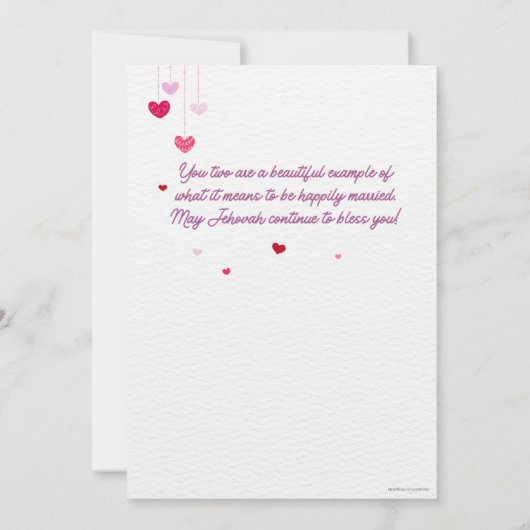 Carte JW Happy Anniversaire (Dos)