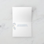 Carte JW Sympathy -Floral -Écriture 1 Pierre 5:7 (Intérieur)