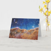 Carte JWST James Webb télescope spatial Cosmique (Fleur jaune)