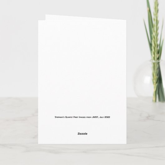 Carte JWST James Webb Télescope spatial Quintet de Steph (Dos)