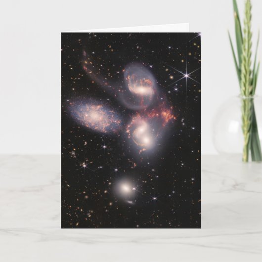 Carte JWST James Webb Télescope spatial Quintet de Steph (Devant)