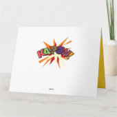 Carte KA-POW Enregistrer la date Fun Retro Comic Book Po (Dos)