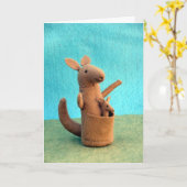 Carte Kagaroo (Fleur jaune)