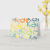Carte Kai (Fleur jaune)