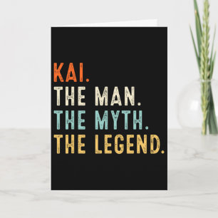Carte Kai l'homme le mythe la légende Chemise Cadeaux Pè