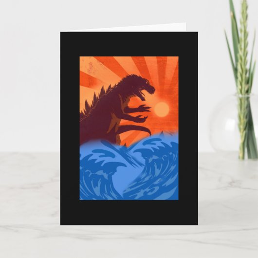 Carte kajiu gojira roi des monstres japon (Devant)