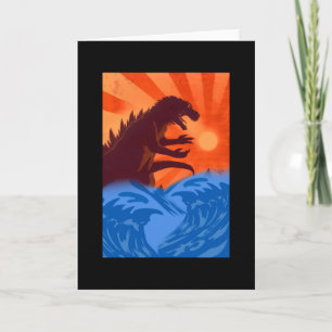 Carte kajiu gojira roi des monstres japon