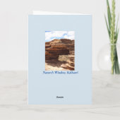 Carte Kalbarri pour la fête des pères (Dos)