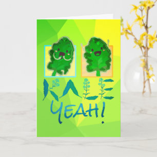 Carte Kale Ouais - Punny Garden Card