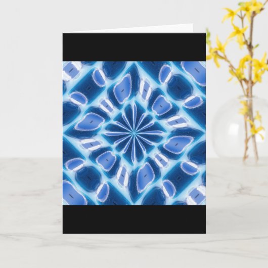 Carte Kaleido var.1 (Fleur jaune)