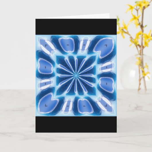 Carte Kaleido var.2 (Fleur jaune)