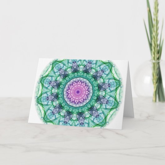 Carte Kaléidoscope de nénuphar (Devant)