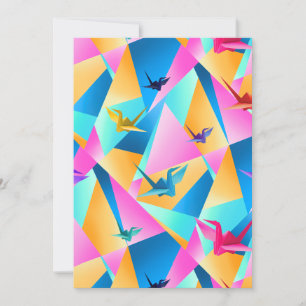 Carte Kaléidoscope d'origami