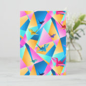 Carte Kaléidoscope d'origami (Debout devant)