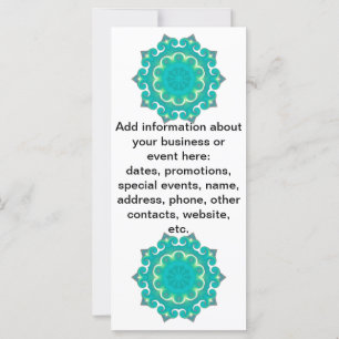 Carte Kaleidoscope rétro Abstrait