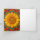 Carte Kaleidoscope Sunflower  (Intérieur)