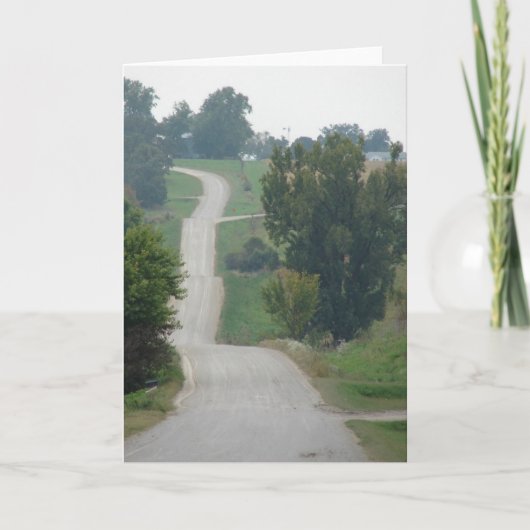 Carte Kalona, rue rurale de l'Iowa (Devant)