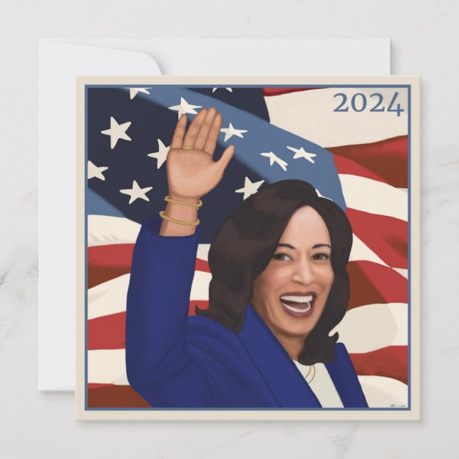 Carte Kamala 2024 (Devant)