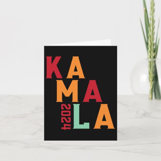 Carte Kamala 2024 Élection 2024  (Devant)
