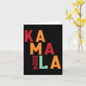 Carte Kamala 2024 Élection 2024  (Fleur jaune)