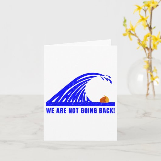 Carte Kamala Blue Wave 2024  (Fleur jaune)