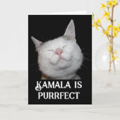 Carte Kamala est parfait (Fleur jaune)