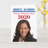 Carte Kamala Harris (Fleur jaune)