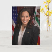 Carte Kamala Harris (Fleur jaune)