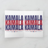 Carte Kamala Harris 2024 (Intérieur)