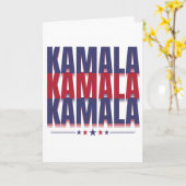 Carte Kamala Harris 2024 (Fleur jaune)