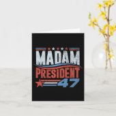 Carte Kamala Harris 2024 Pour La Campagne Électorale (Fleur jaune)