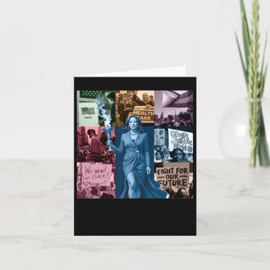 Carte Kamala Harris 2024 Tournée Dans Mon Époque De Vote (Devant)