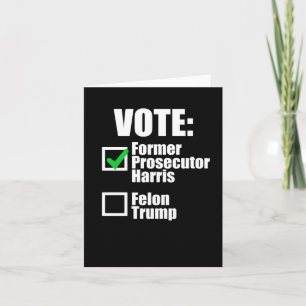 Carte Kamala Harris 2024 - Vote de l'ancien procureur Ha