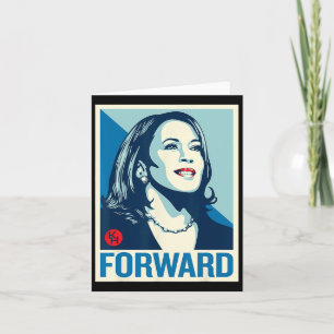 Carte Kamala Harris en avant
