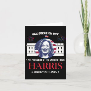 Carte Kamala Harris Jour de l'Inauguration 2025 Madame 4